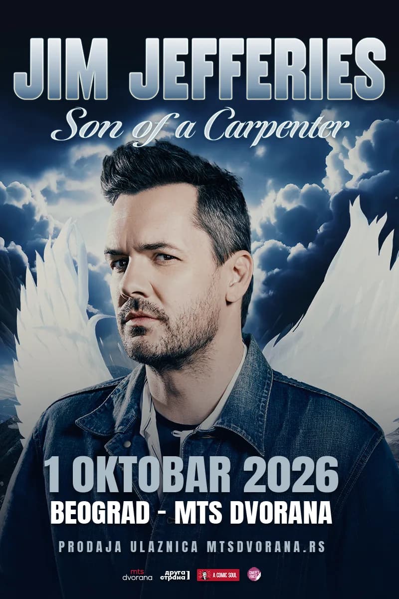 Plakat za Jim Jefferies - Live in Belgrade