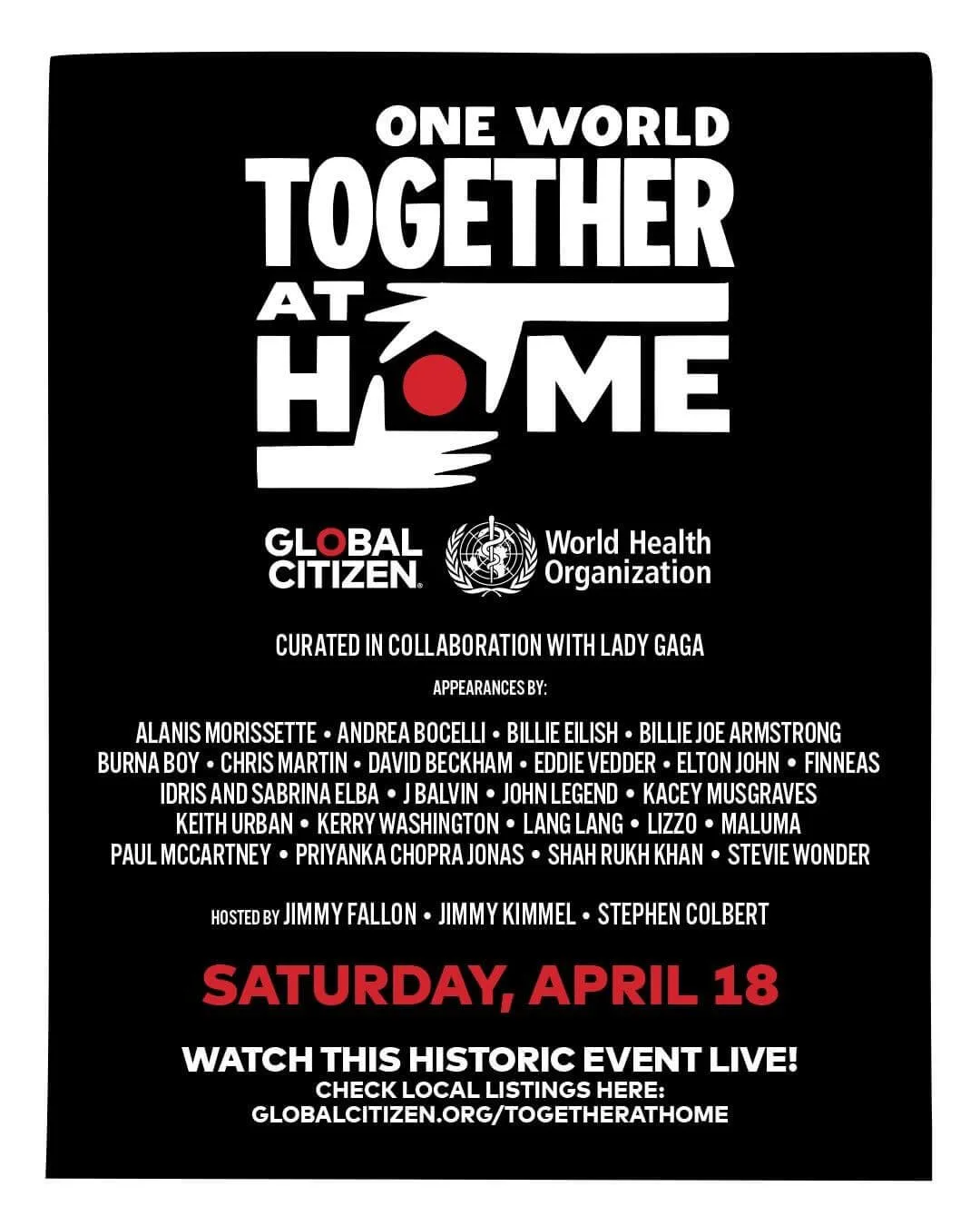 Together at Home - Virtuelni koncert