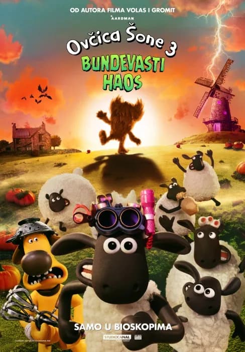 Plakat filma Ovčica Šone 3: Bundevasti haos