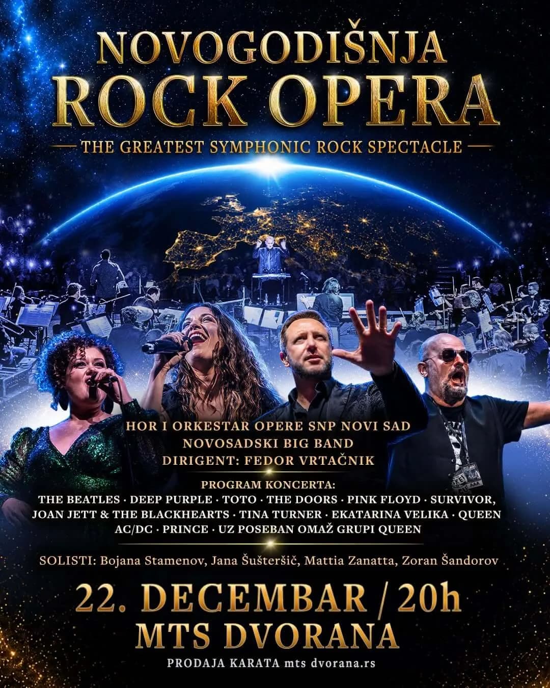 Novogodišnja Rock opera plakat