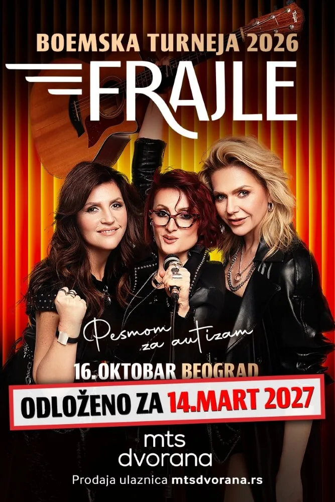 The Frajle koncert plakat