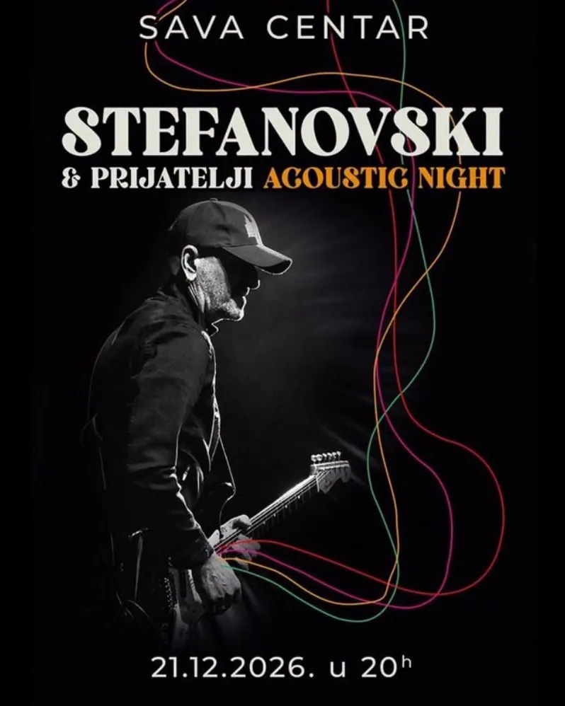 Vlatko Stefanovski Sava Centar plakat