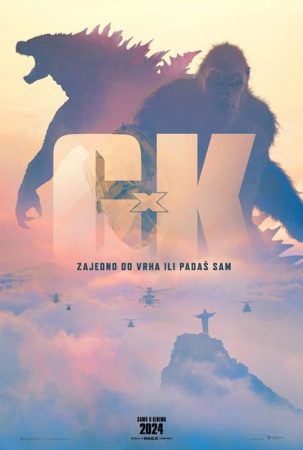 Film Godzila x King Kong: Novo carstvo plakat