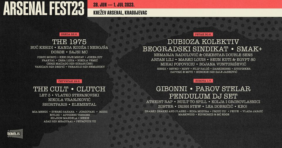 Arsenal Fest 2023 program