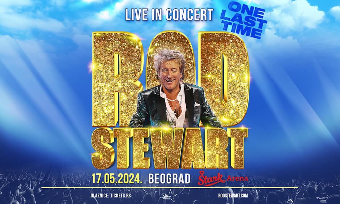 Rod Stewart Koncert Štark arena plakat