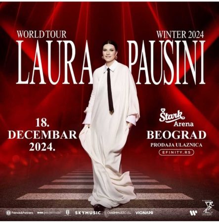 Laura Pausini Arena koncert plakat