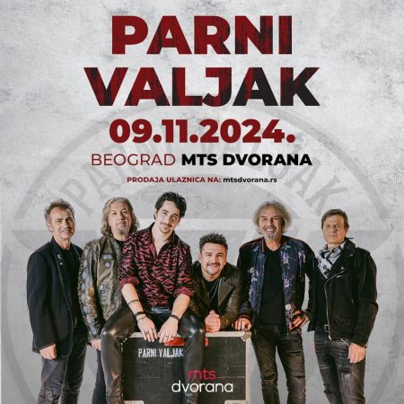 Parni Valjak Koncert Beograd 2024 MTS dvorana plakat