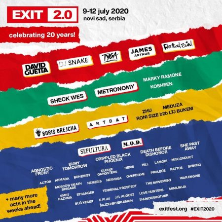 EXIT 2020 Festival 2.0 Festivali
