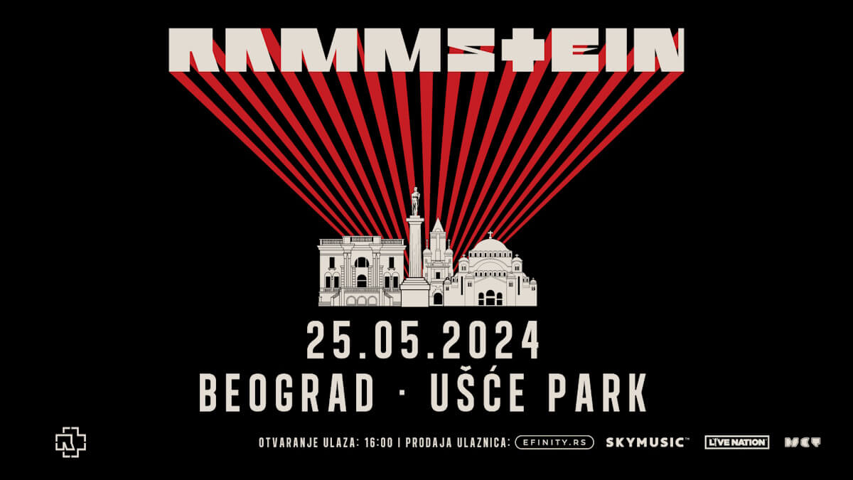 Rammstein Koncert Beograd 2024 plakat