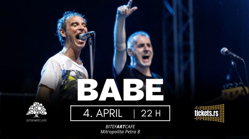 Babe Koncert BitefArtCafe plakat