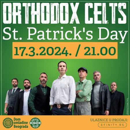 Koncert Orthodox Celts 2024 Dom omladine plakat