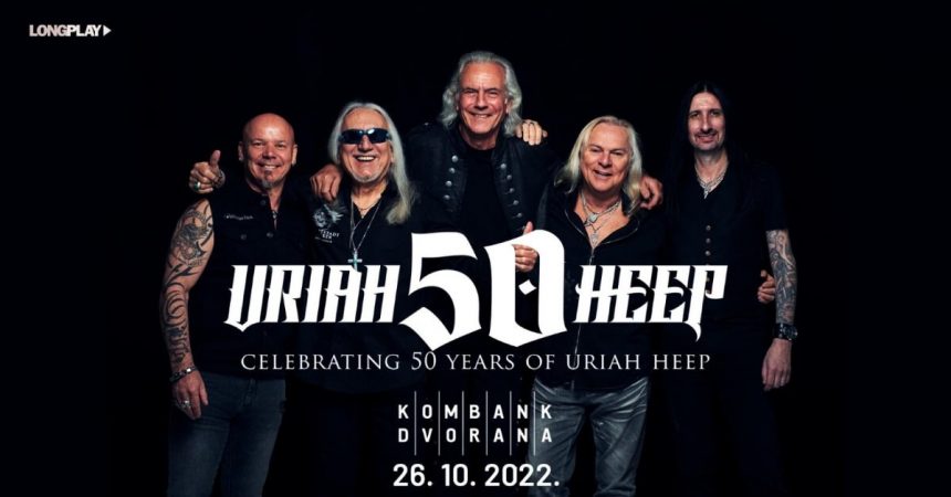 Uriah Heep Koncert Kombank Dvorana 2022 Plakat