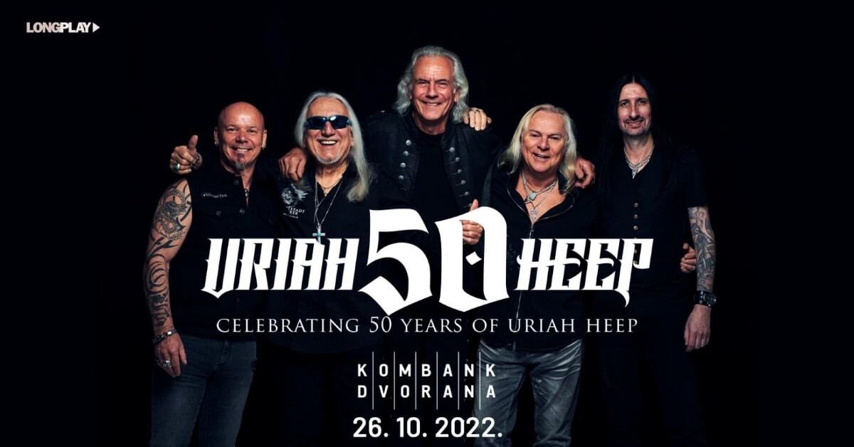 Uriah Heep Koncert Kombank Dvorana 2022 Plakat