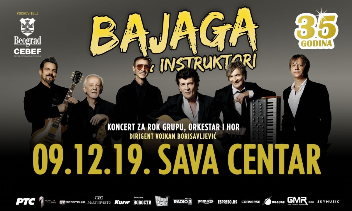 Koncert Bajaga i Instruktori Sava Centar Koncerti