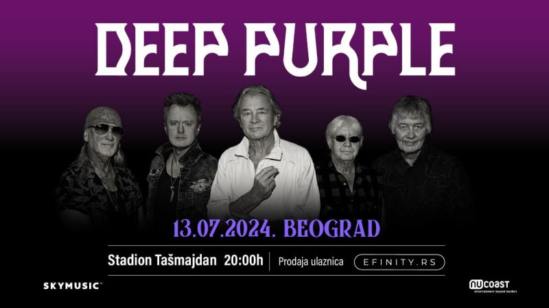 Deep Purple Beograd Koncert 2024 plakat